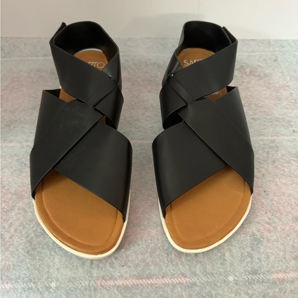 Franco Sarto Akasha Sandals Black Women’s 10M - Picture 1 of 5